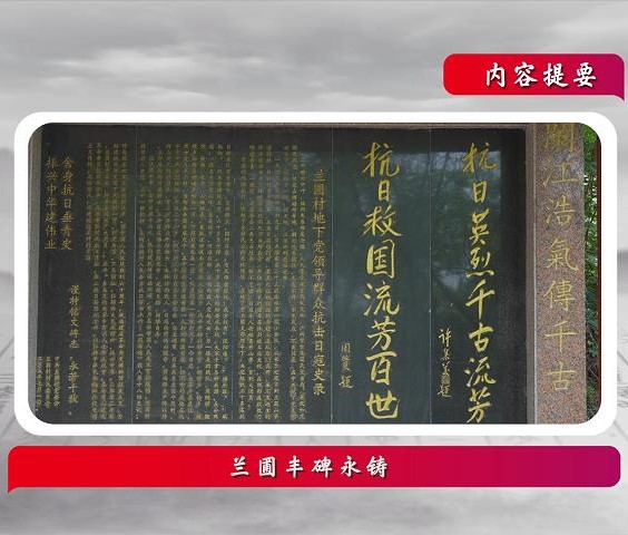 話說閩侯丨蘭圃豐碑永鑄