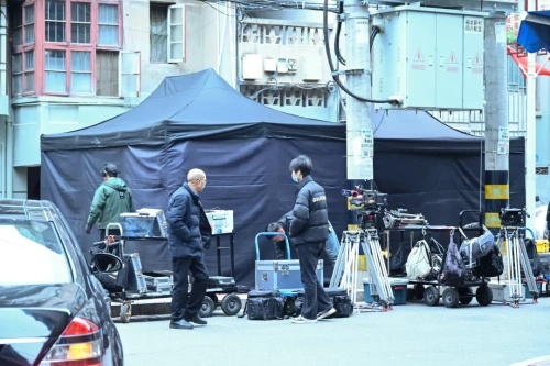 央視大劇《交鋒》在閩侯街頭熱拍