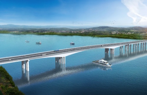 閩侯交通新地標(biāo)！雙福高速文山洲特大橋正式開建